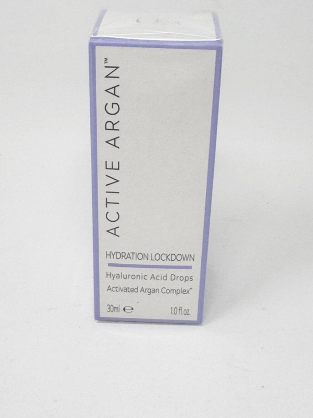 Active Argan Hydration Lockdown Hyaluronic Acid Drops  1.0 fl oz  NEW SEALED